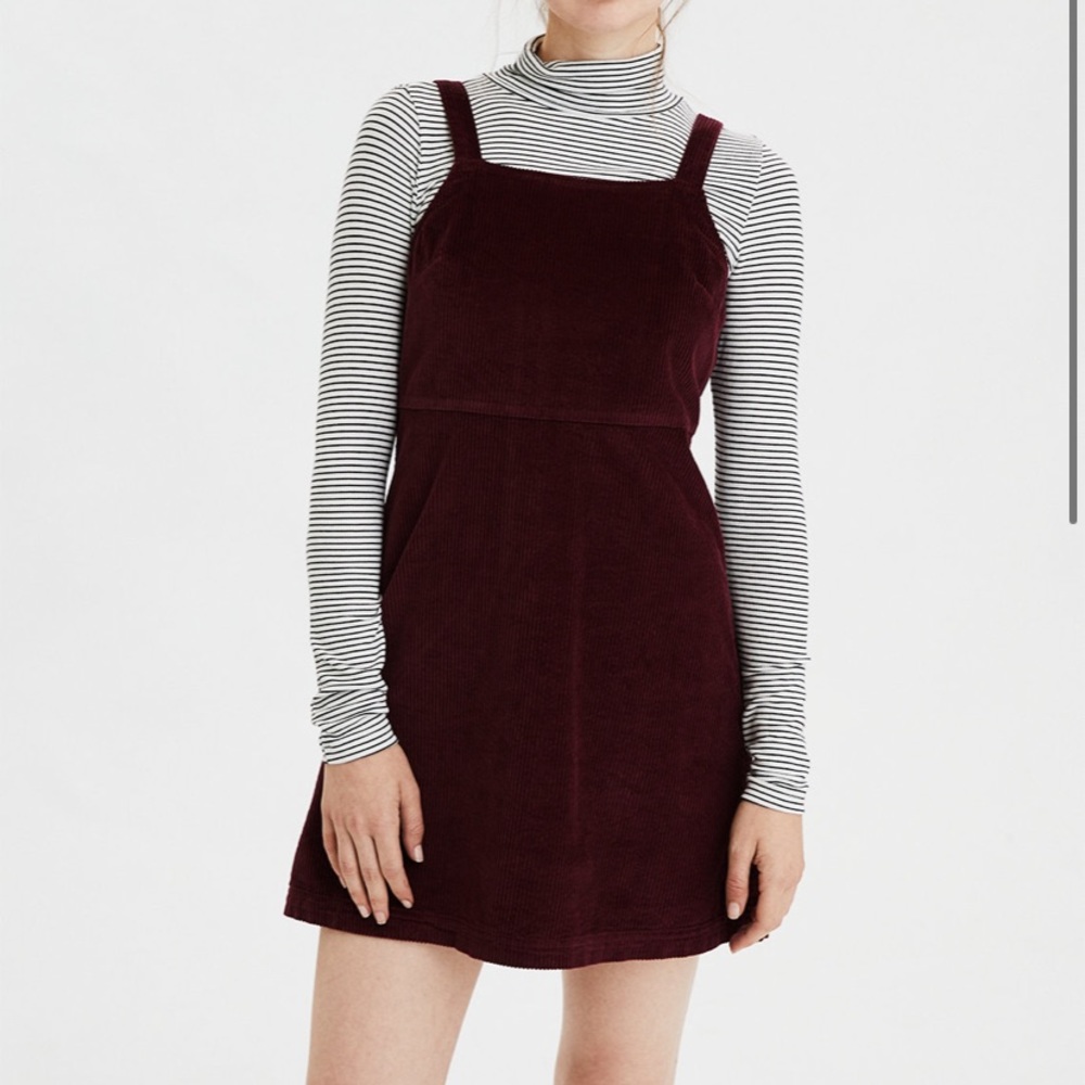 Brown Corduroy American Eagle dress, M